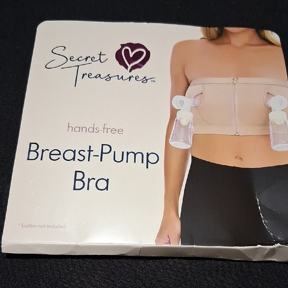 Secret Treasures Beige Breast-Pump Bra - Picture 1 of 4
